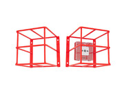 Защитный кожух для ИПР c открывающейся крышкой красный (ЗСК 109)